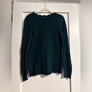 Dark Teal Loft Crewneck Sweater